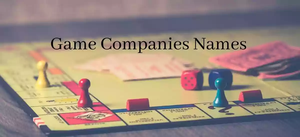 599+Unique Game Companies Names Game Companies Names